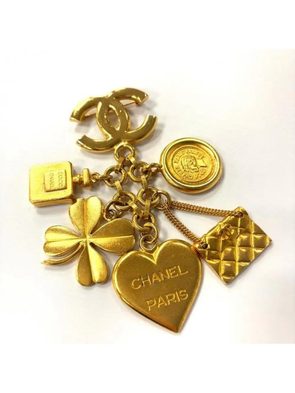 Chanel Cc Logo Brooch Metal #234138C16B